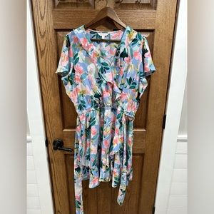 Lauren Conrad floral wrap dress